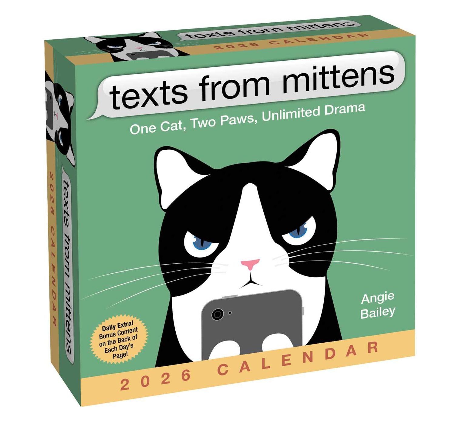 2026 Texts from Mittens the Cat Day-to-Day Calendar | Paper Source