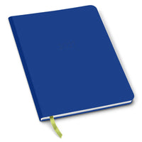 2026-2027 Paper Source Cobalt Blue Leather 18-Month Weekly Desk Planner