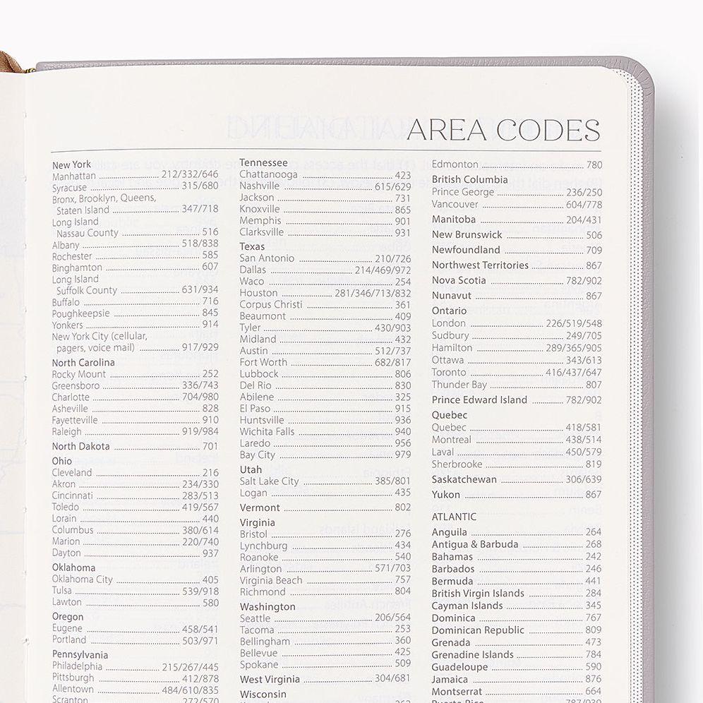 2026-2027 Paper Source Gray Lilac Leather 18-Month Weekly Desk Planner