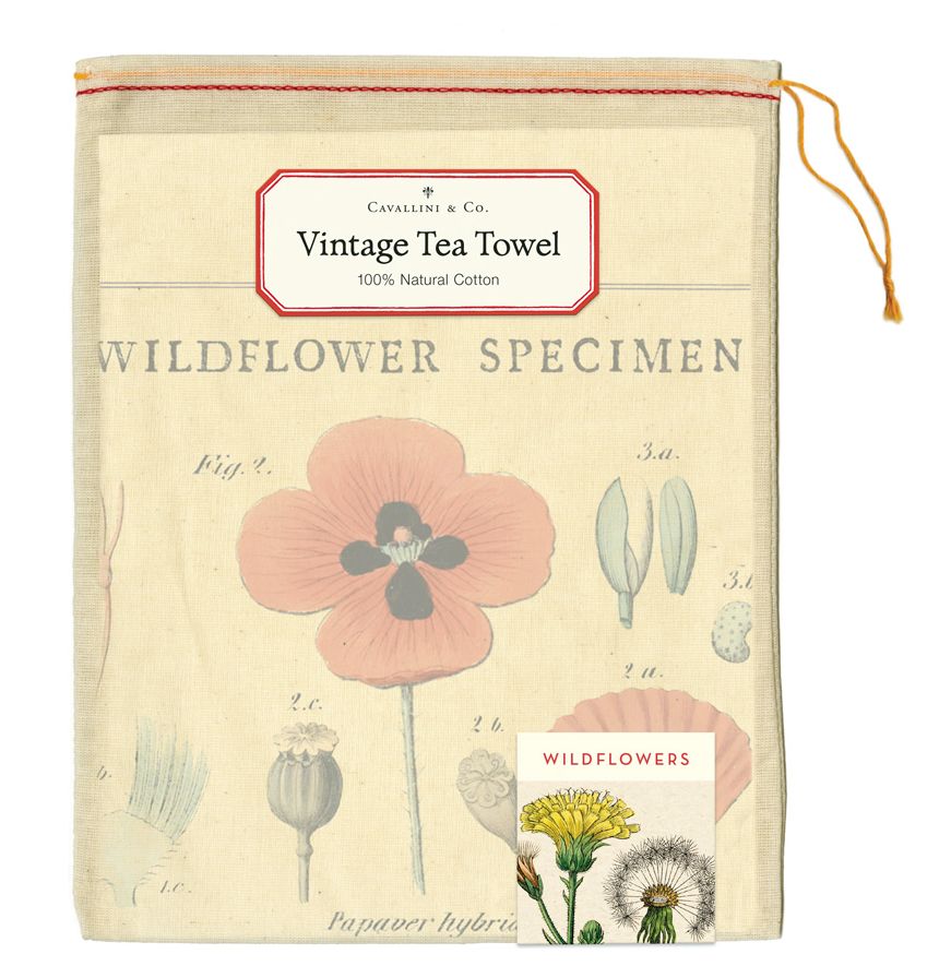 Wildflowers Tea Towel