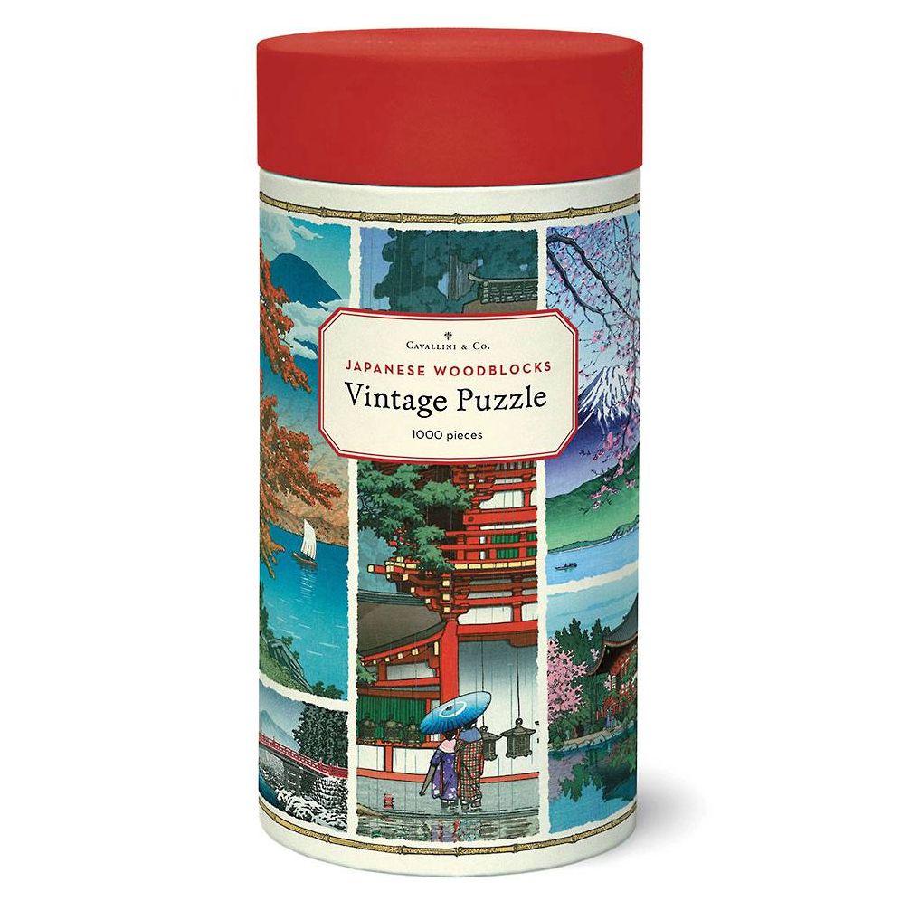 Japanese Woodblocks 1000 piece Puzzle | Paper Source