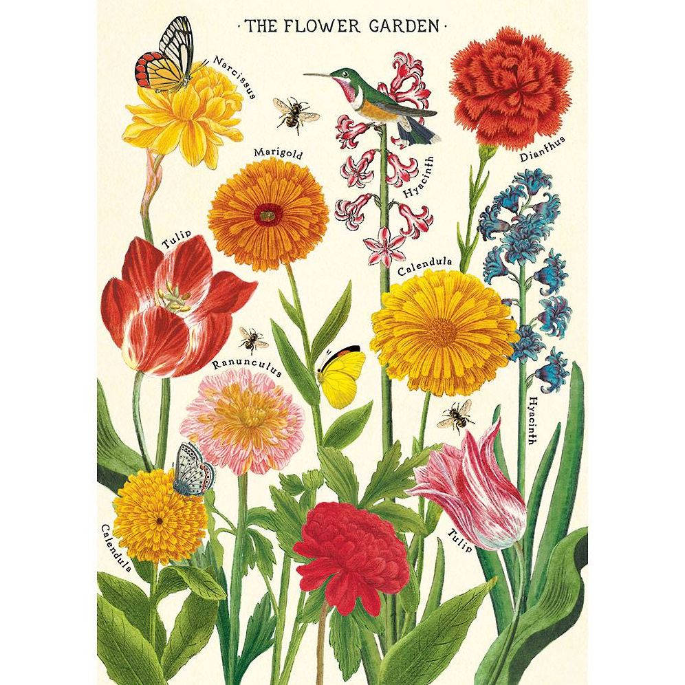 Flower Garden Flat Wrap & Poster | Paper Source