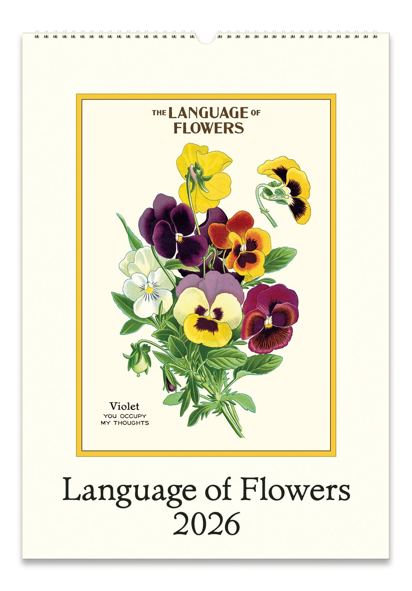 2026 Language of Flowers Wall Calendar | Paper Source