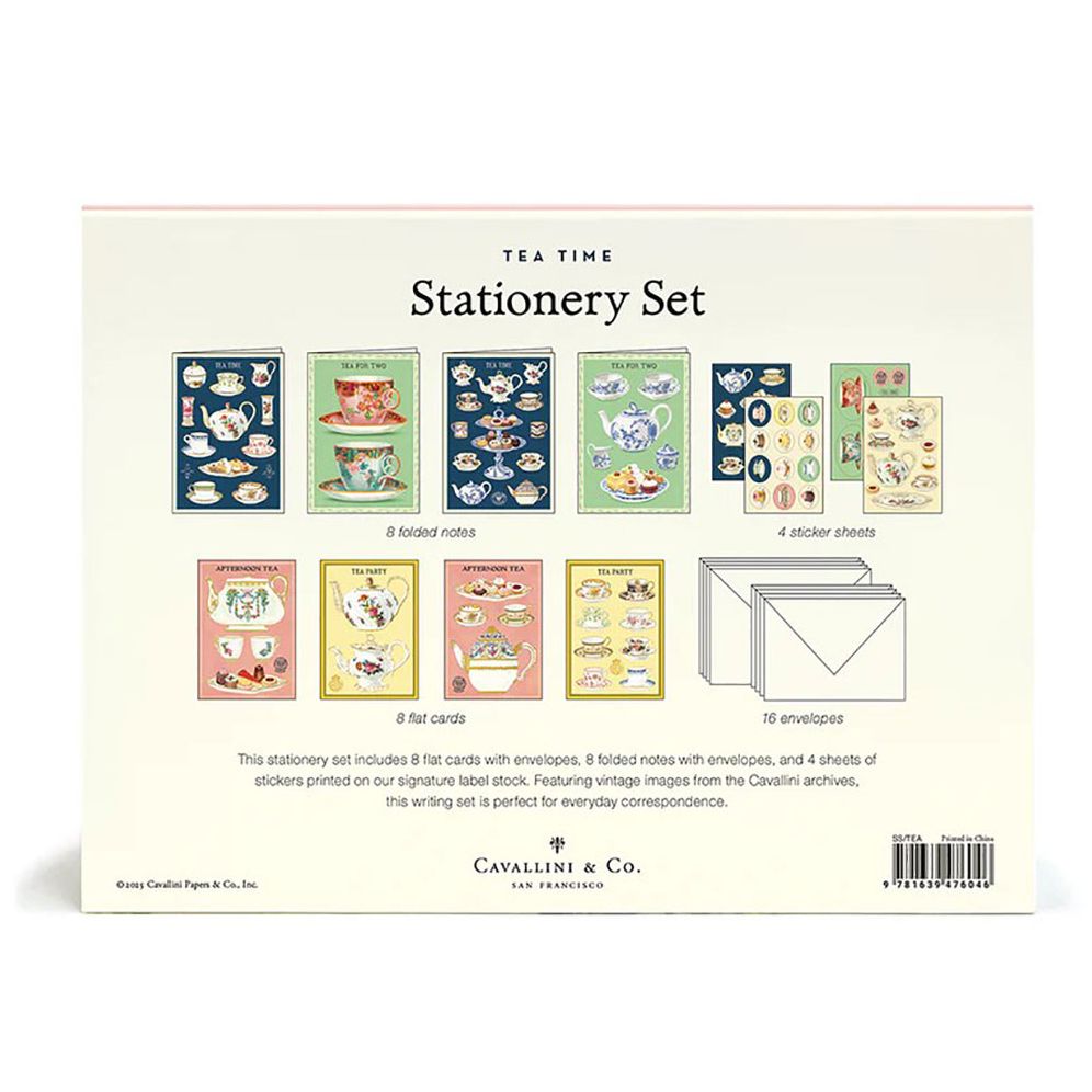 Tea Time Stationery Set