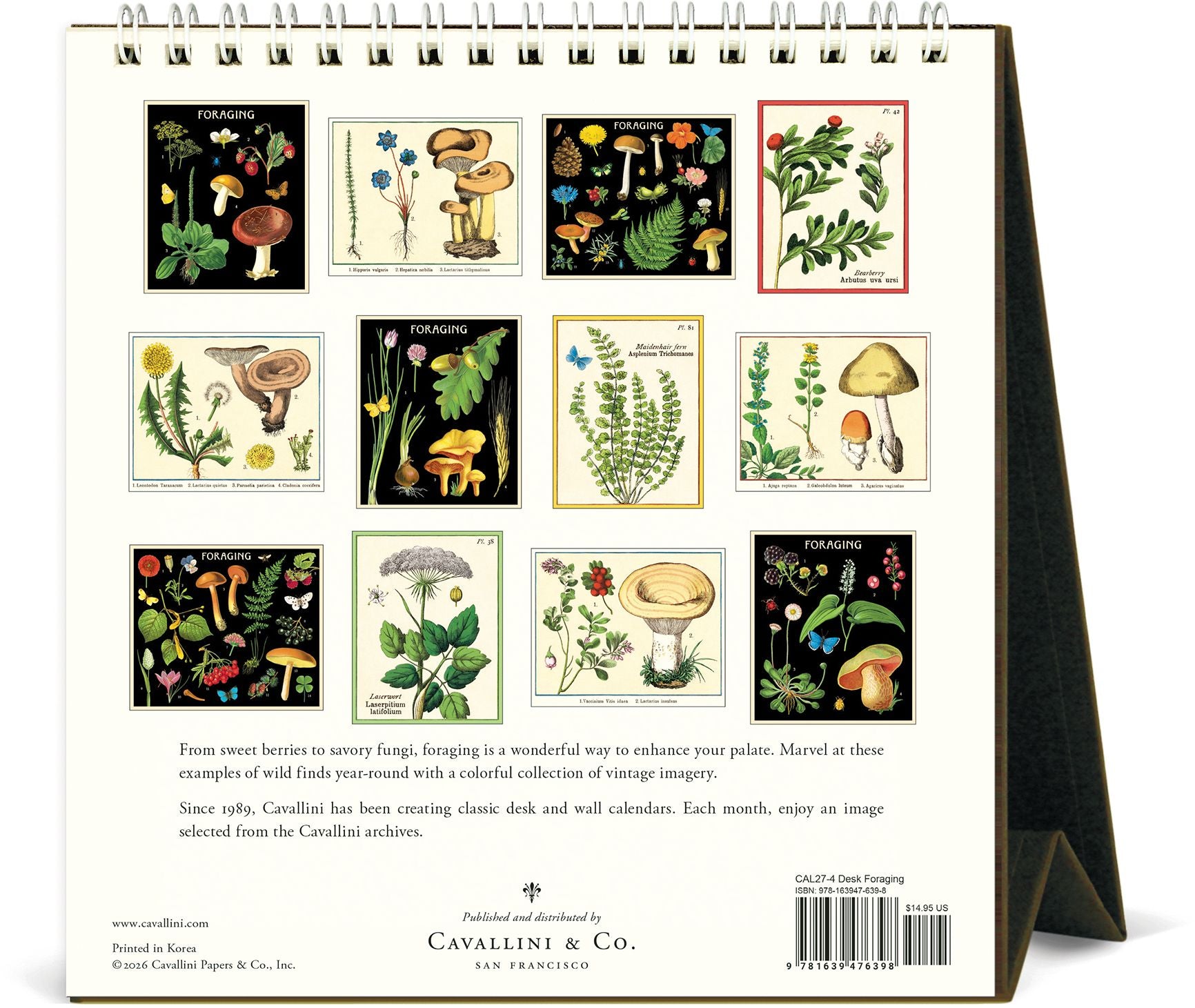 2027 Foraging Desk Calendar