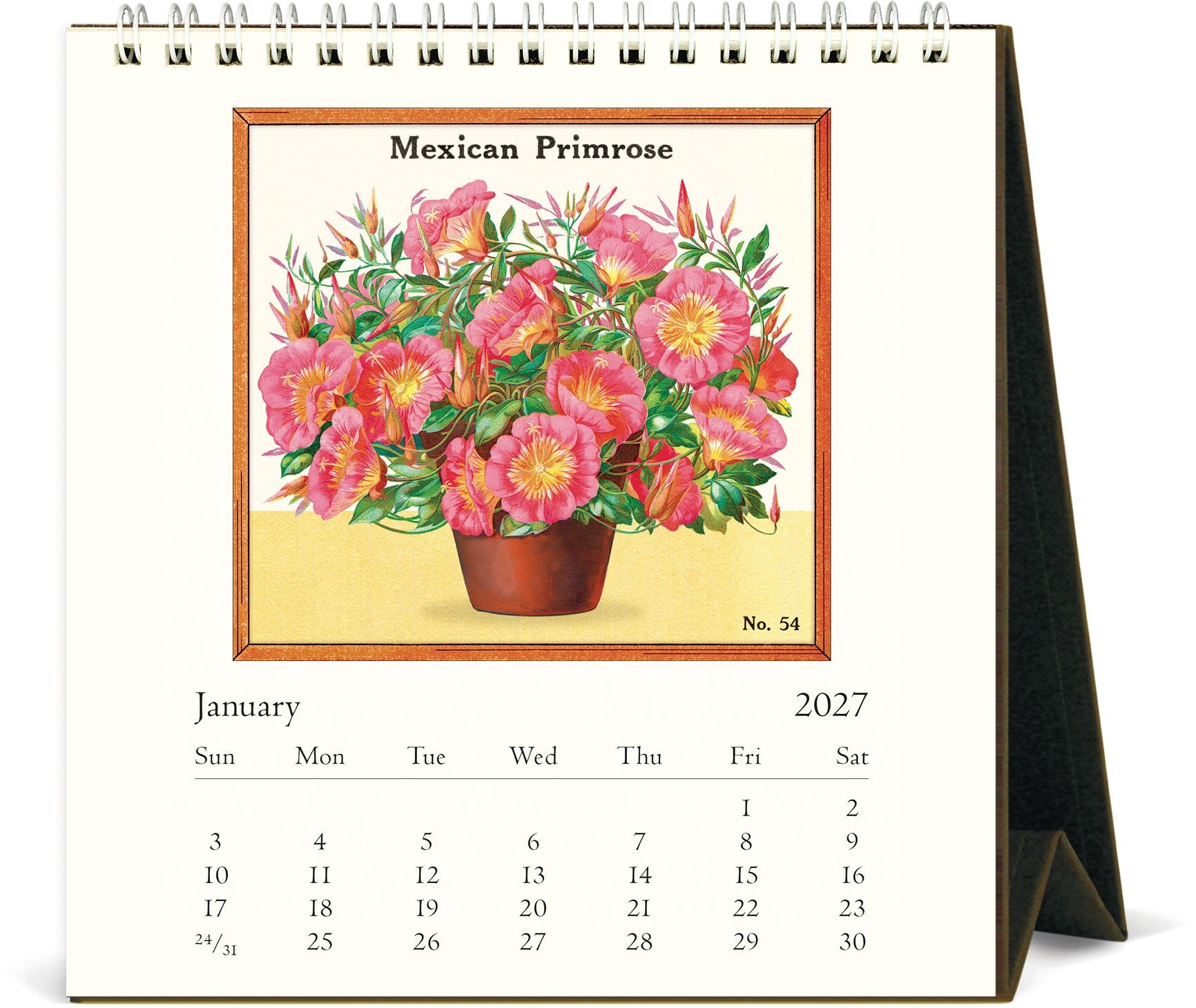 2027 Jardiniere Desk Calendar