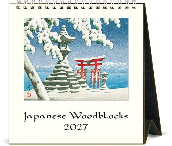 2027 Japanese Woodblock Desk Calendar