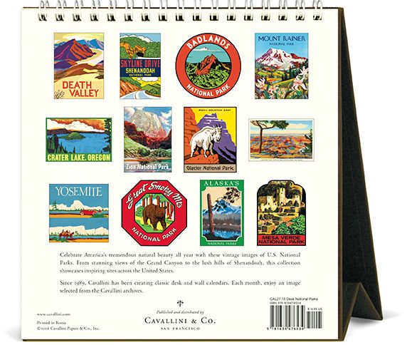 2027 National Parks Desk Calendar