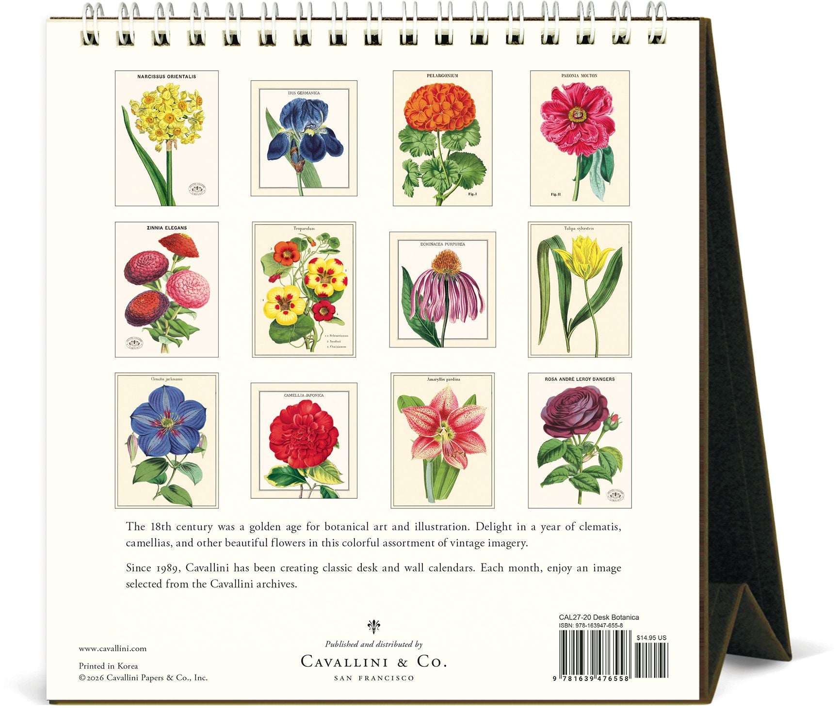 2027 Botanica Desk Calendar