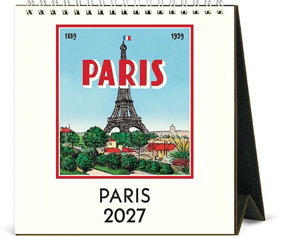 2027 Paris Desk Calendar