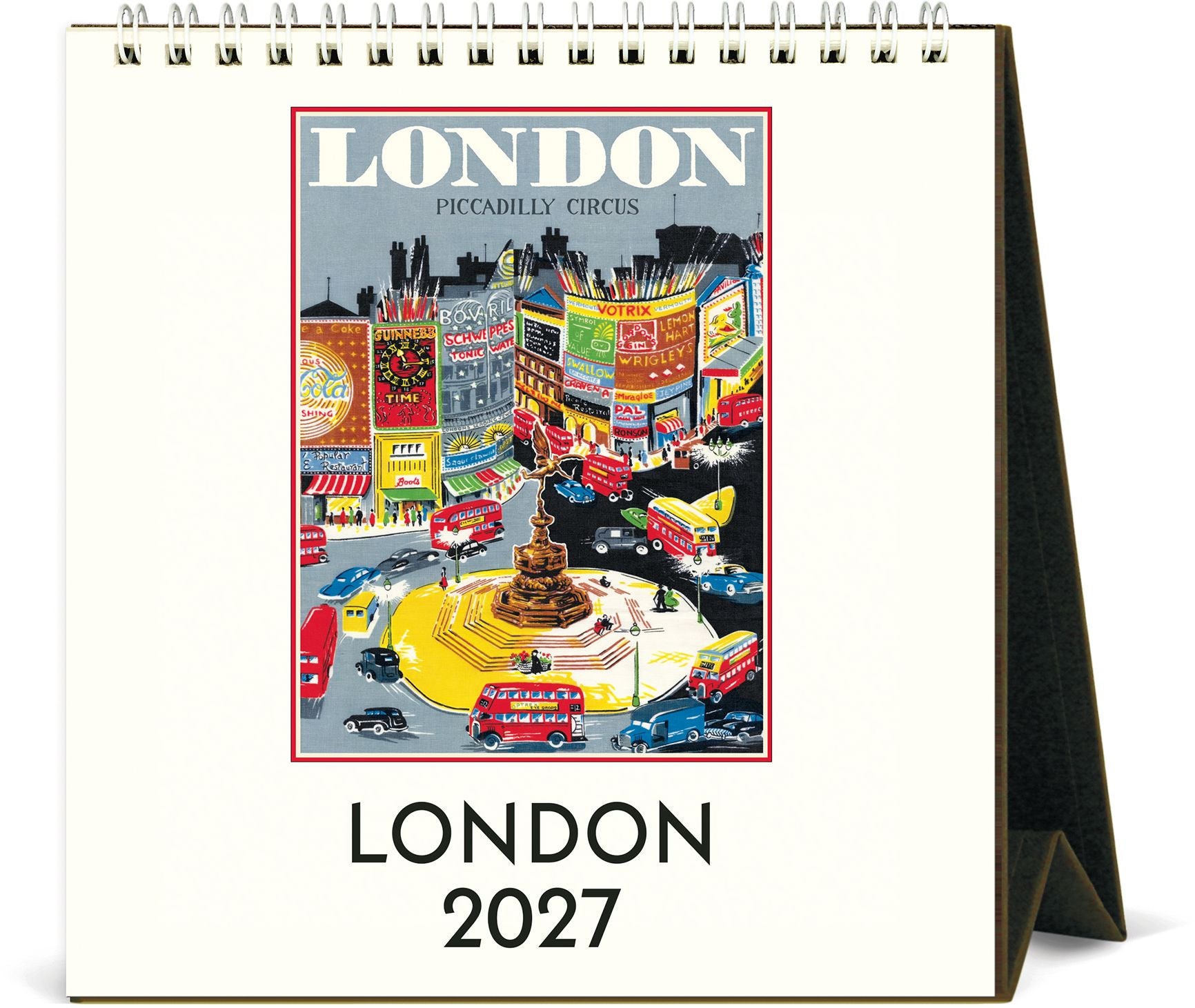 2027 London Desk Calendar