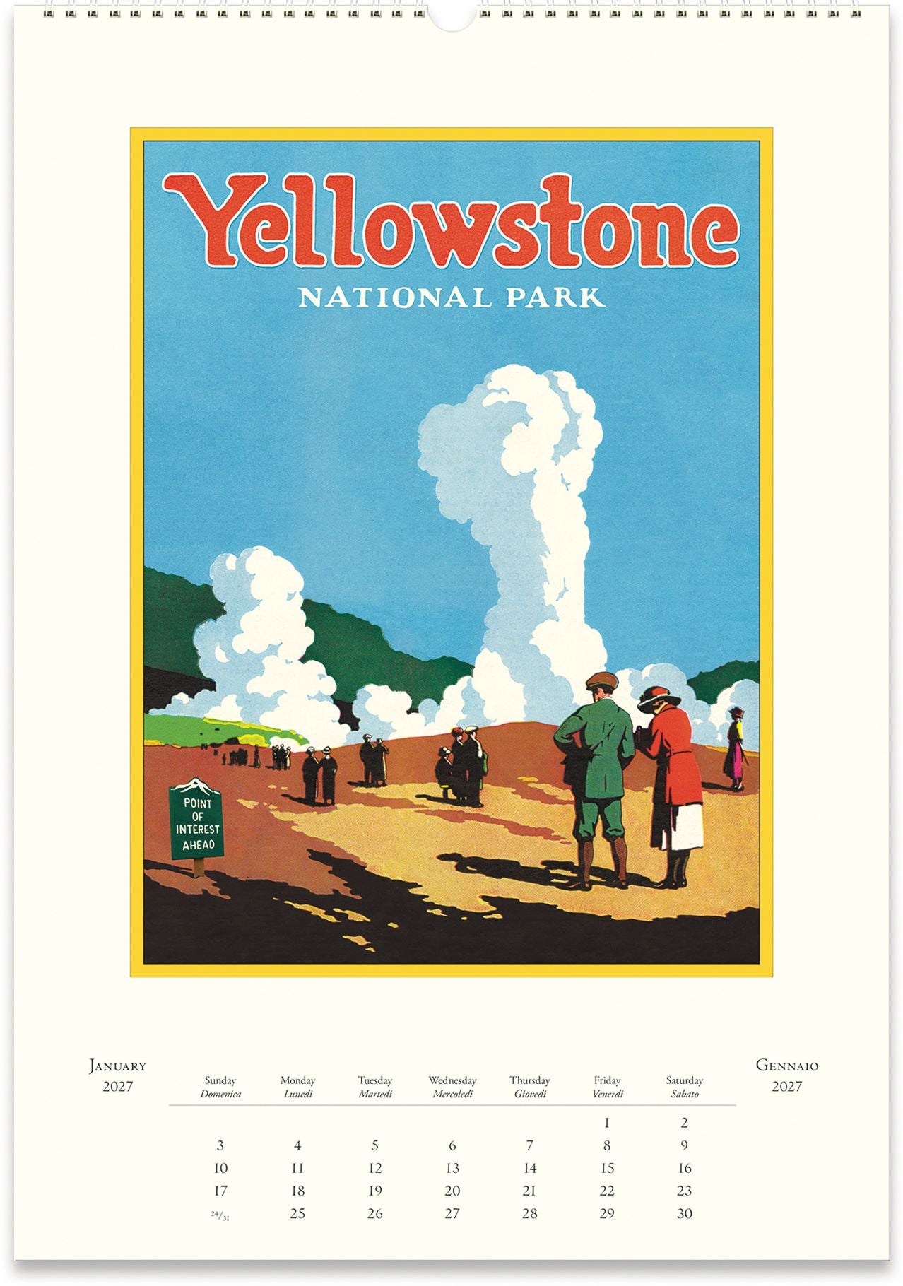 2027 National Parks Wall Calendar