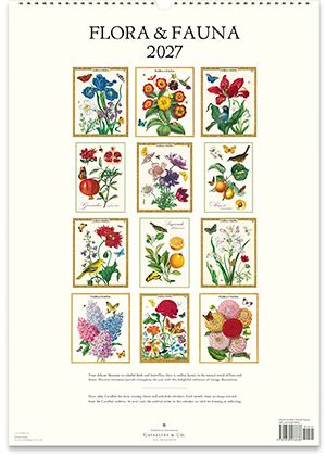 2027 Flora & Fauna Wall Calendar