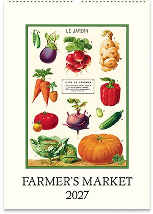 2027 Farmers Market Wall Calendar