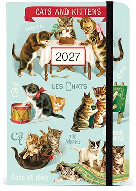 2027 Cats Weekly Pocket Planner