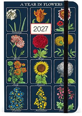 2027 A Year in Flowers Weekly Pocket Planner