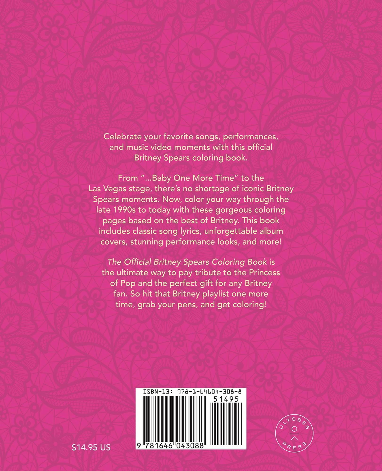 The Official Britney Spears Coloring Book