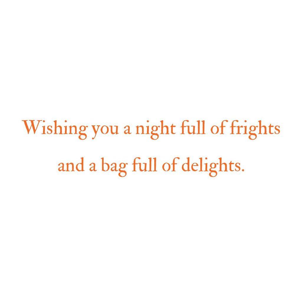 Pumpkin And Crows Halloween Card