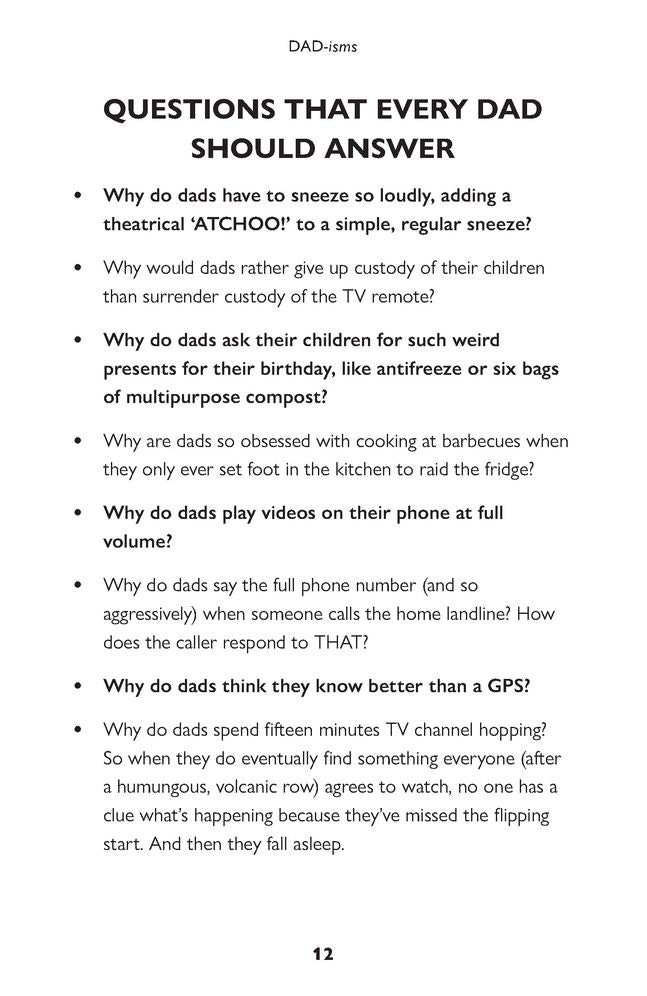 Dad-isms: The Crazy Things Dads Say and Do