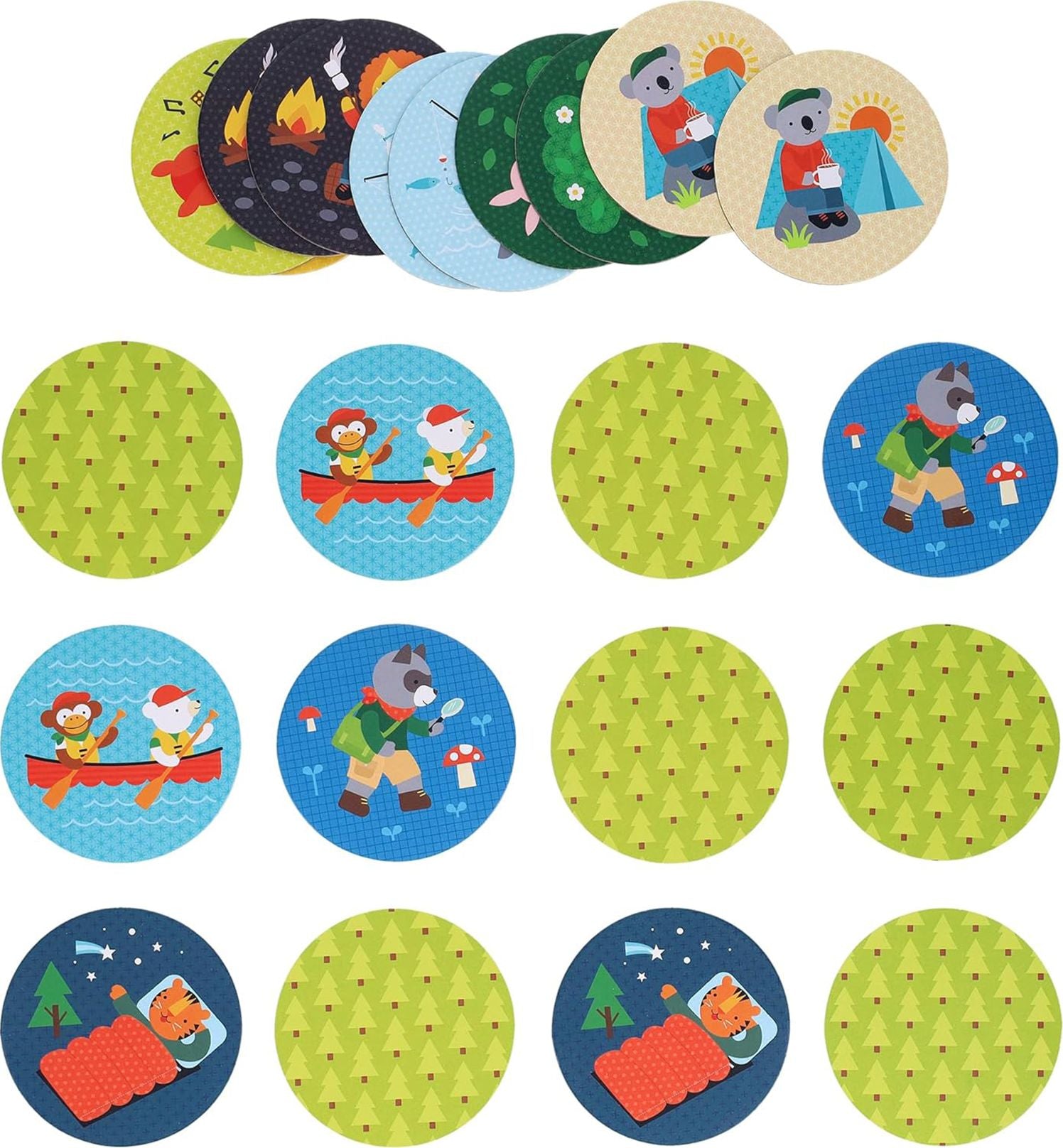 Little Campers Matching Game