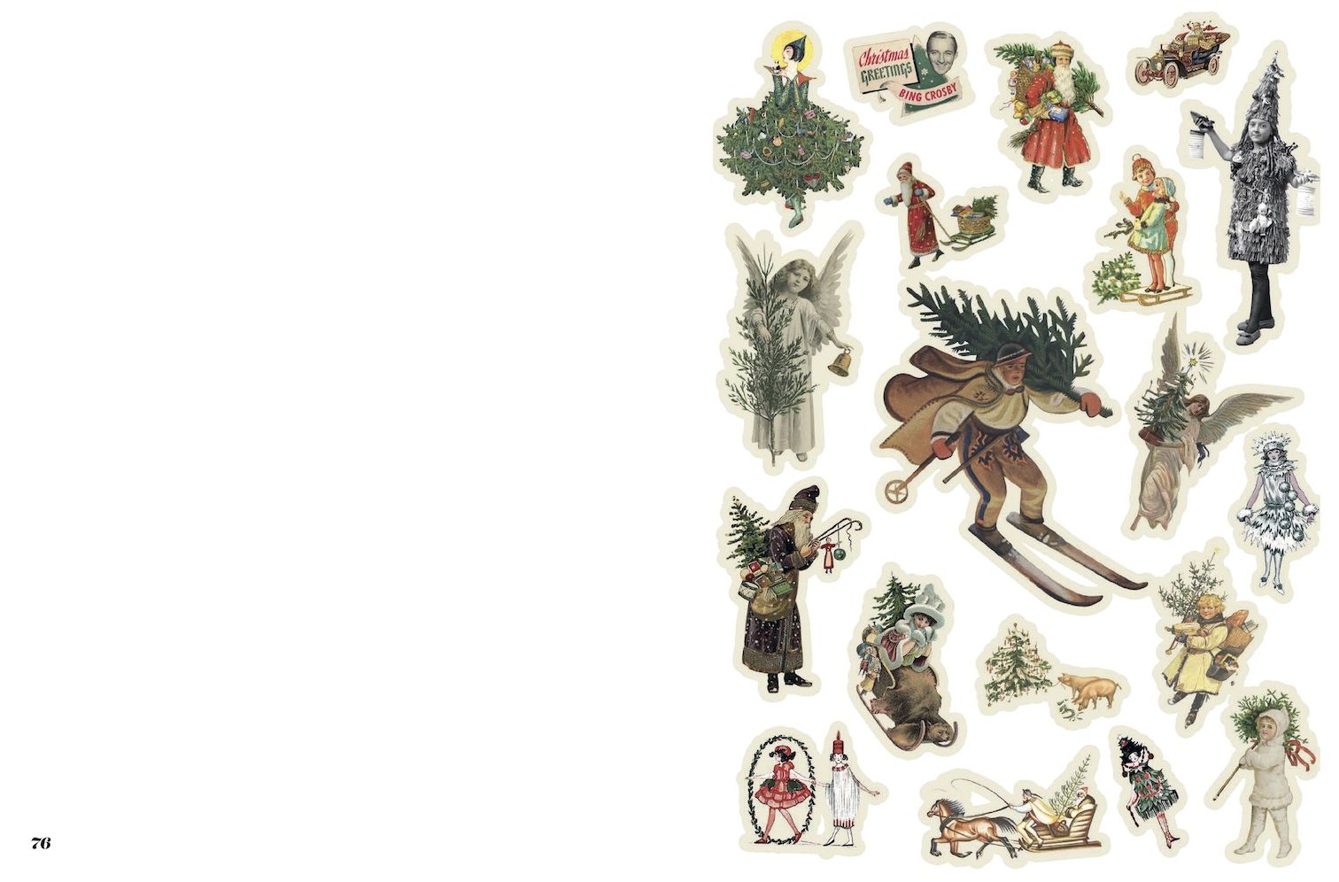 Cut Up This Book: Christmas Collage Kit