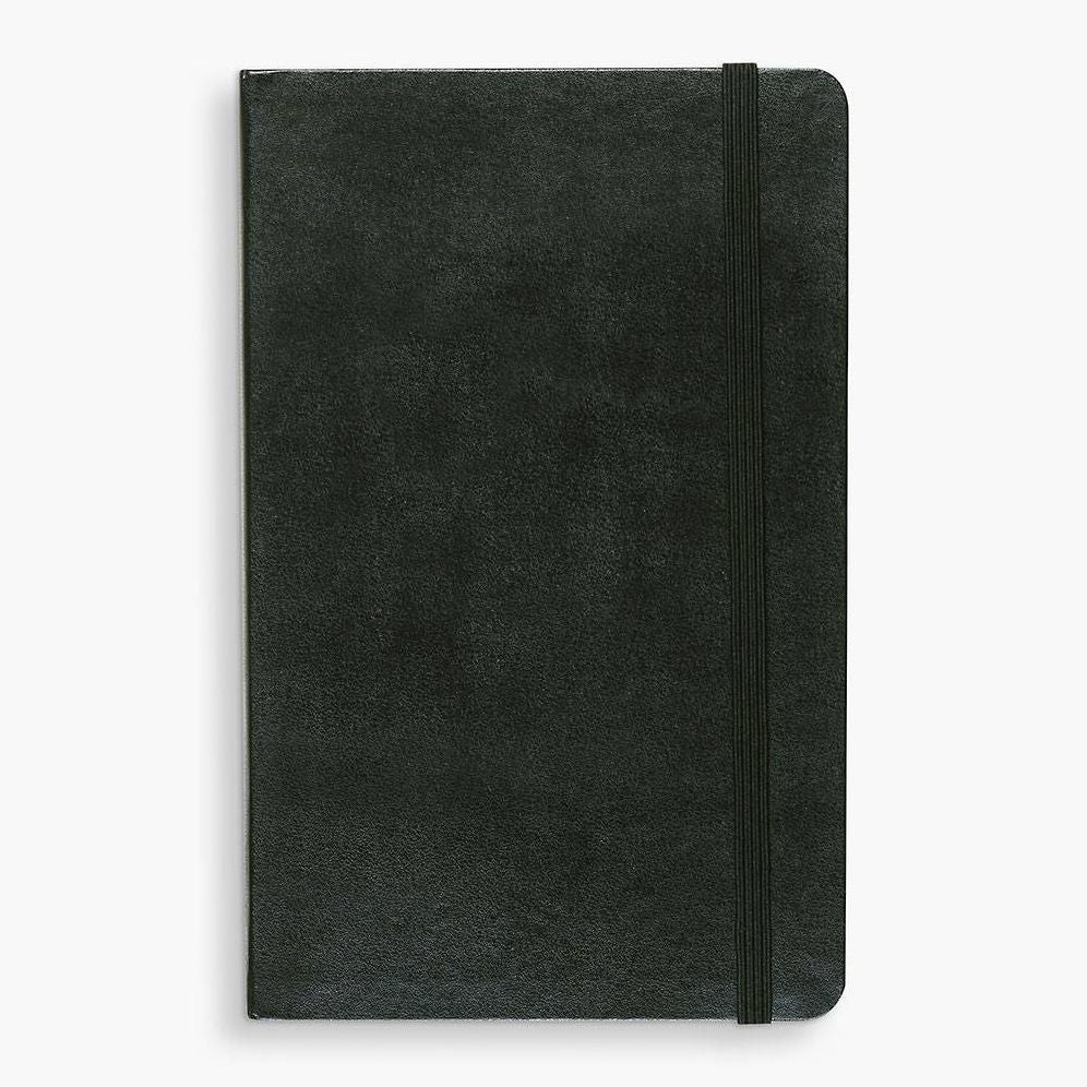 Moleskine Classic Notebook, Large, Ruled, Black, Hard Cover (5 x