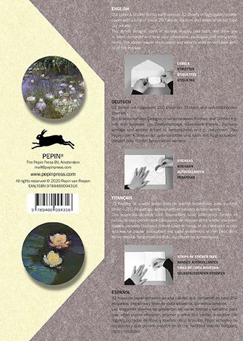 Claude Monet - Label & Sticker Book