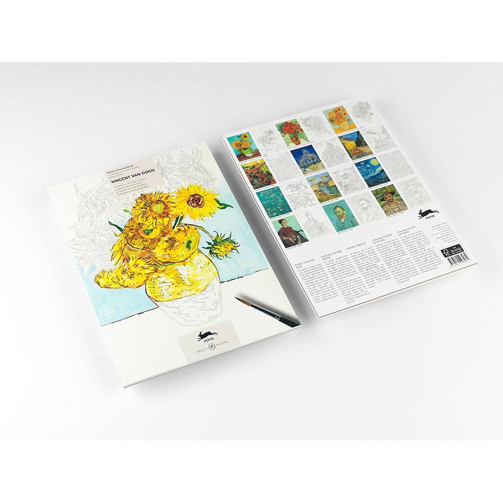 Vincent Van Gogh (new edition) - Artists' Colouring Book | Paper