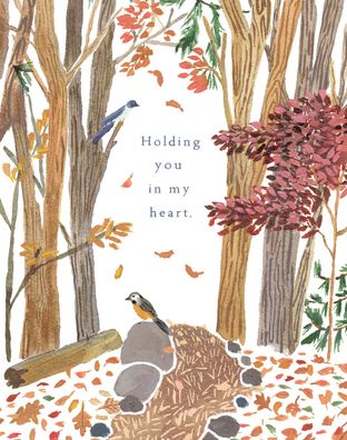 Holding You In My Heart Sympathy Card