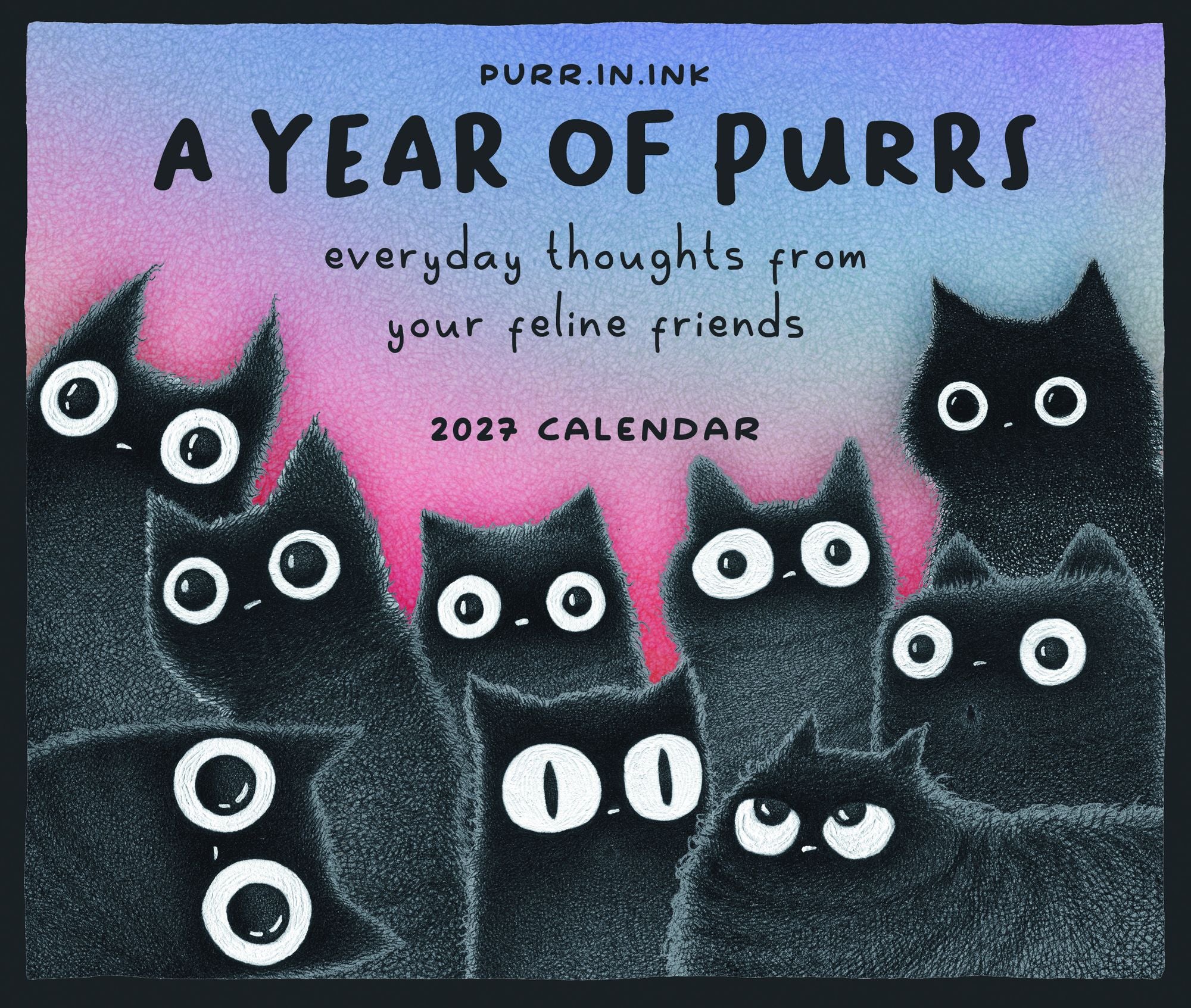 2027 A Year of Purrs Day-to-Day Calendar