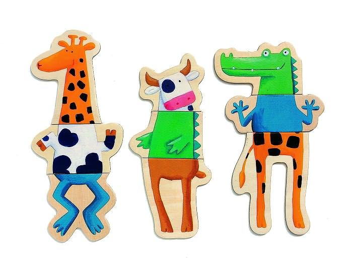 Wooden Magnets Crazy