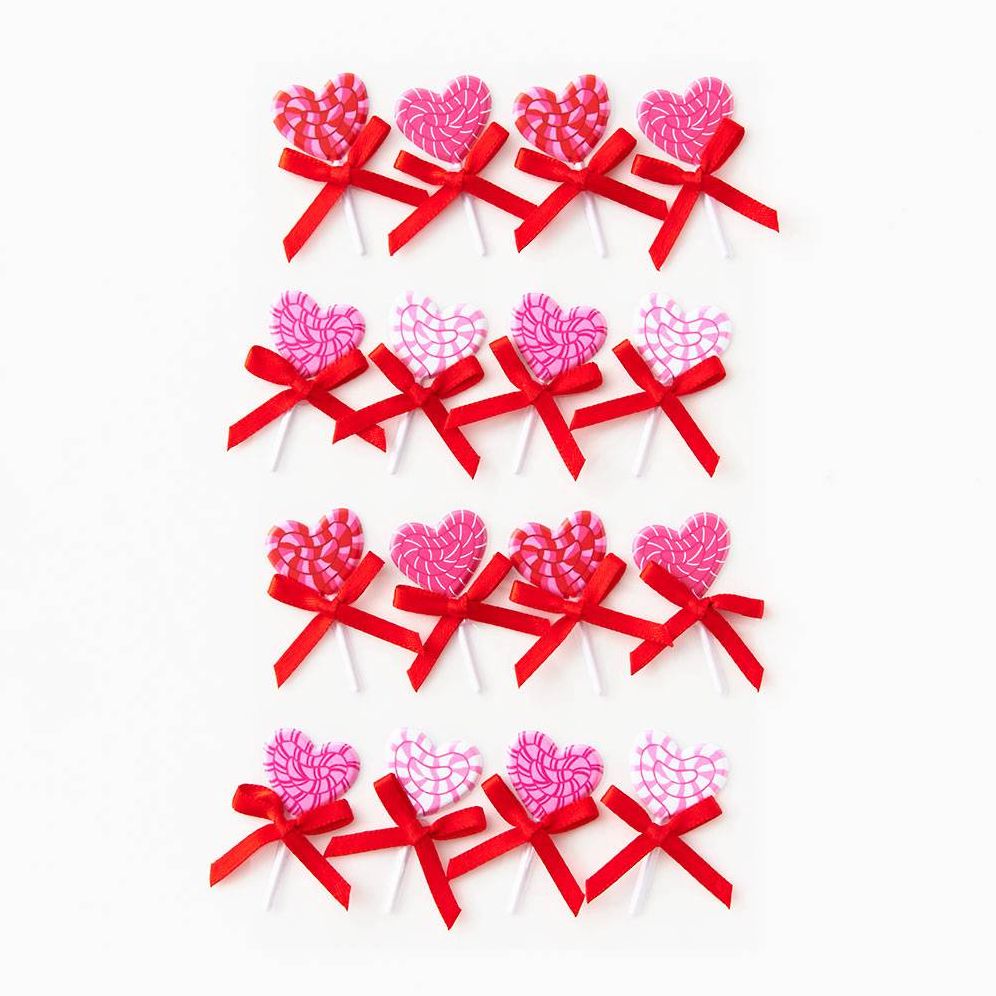 Lollipop Heart Stickers