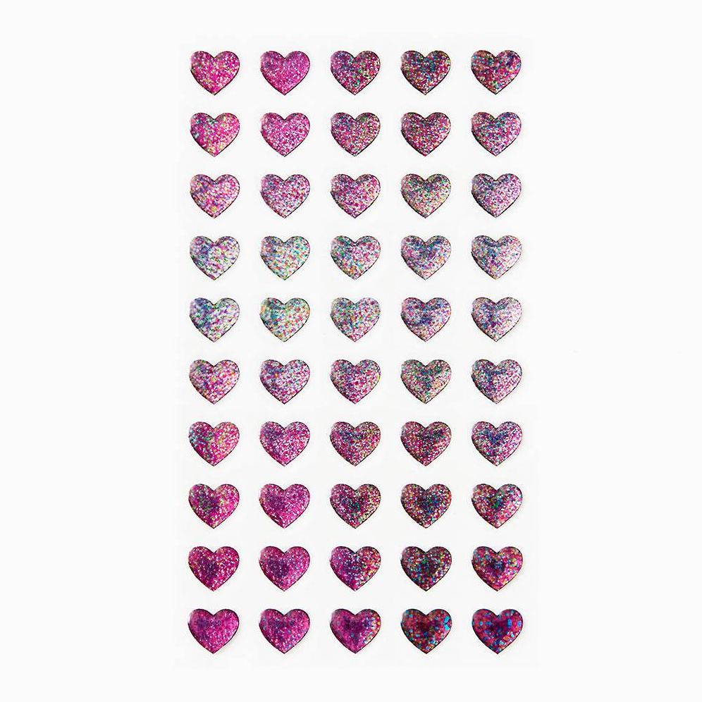Holographic Mini Heart Stickers