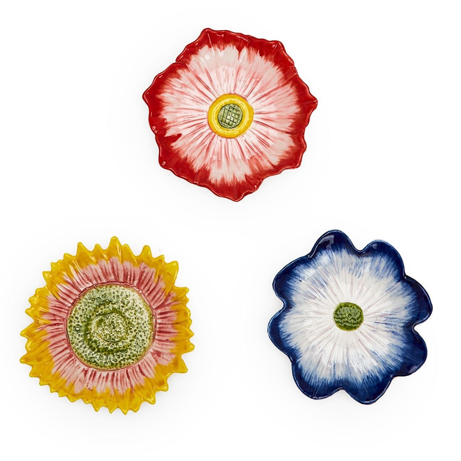 Floral Trinket Dishes, Assorted 3