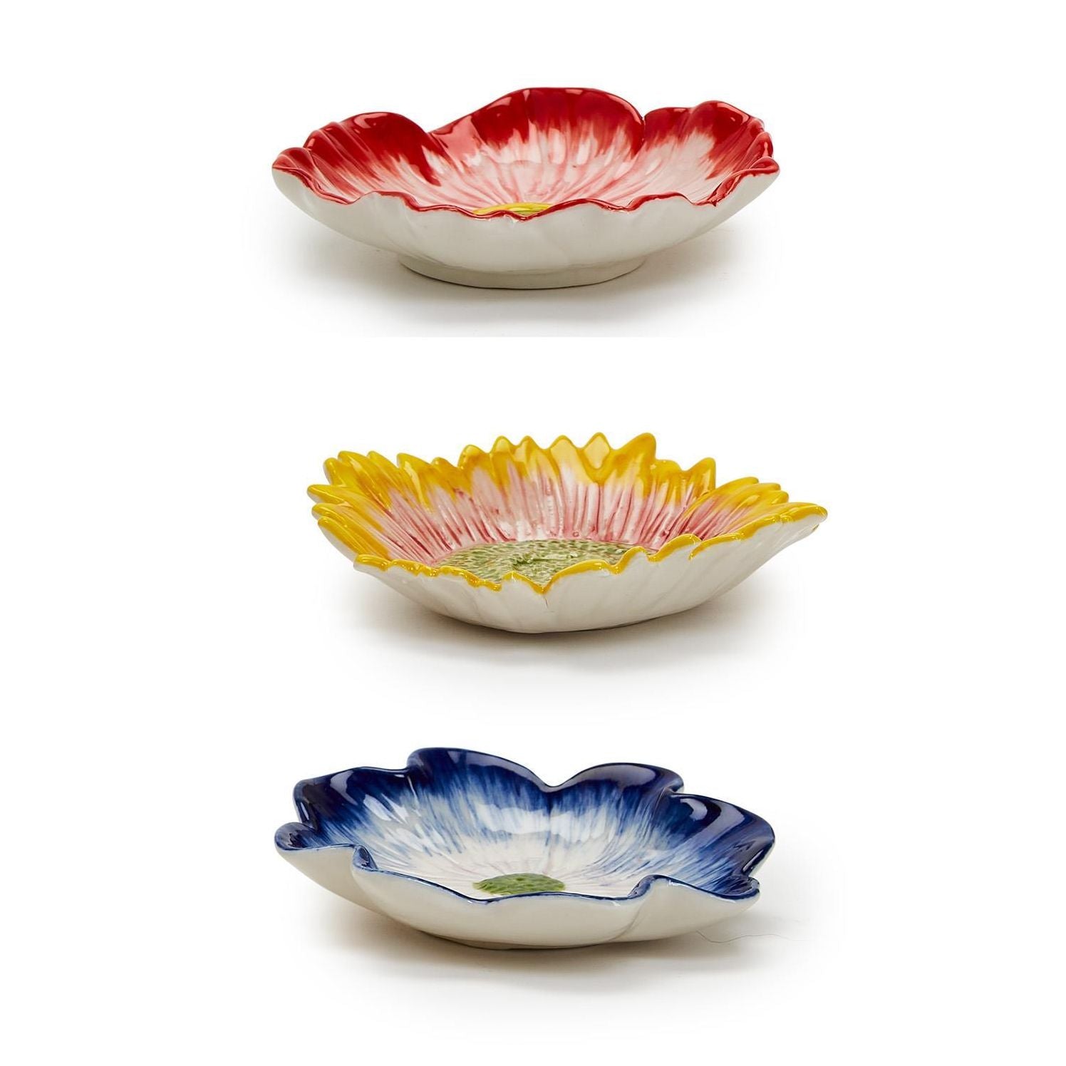 Floral Trinket Dishes, Assorted 3