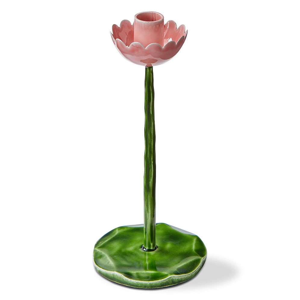 Floral Taper Candle Holder