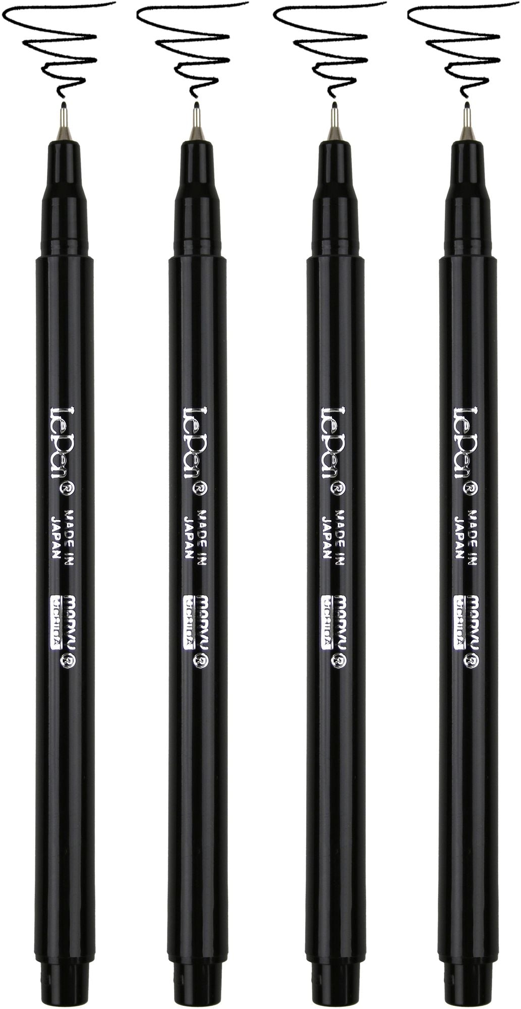 Uchida Le Pen Black Set 4/Pkg