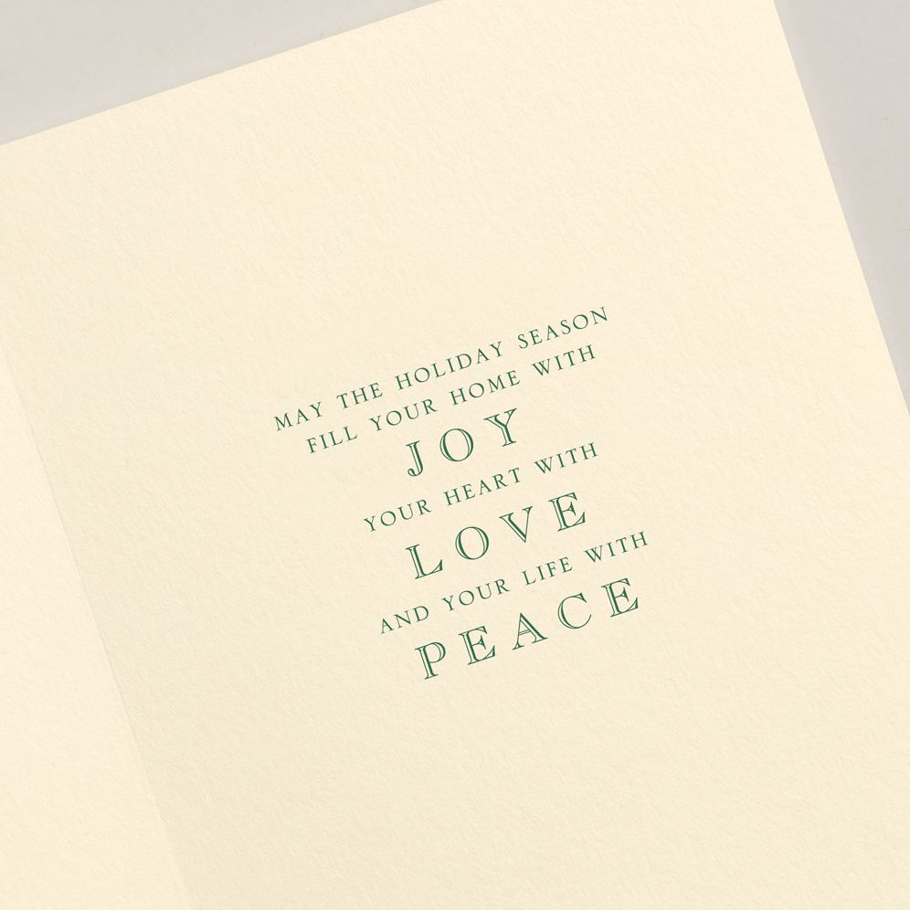 Christmas Candlelight Tree Stationery Set