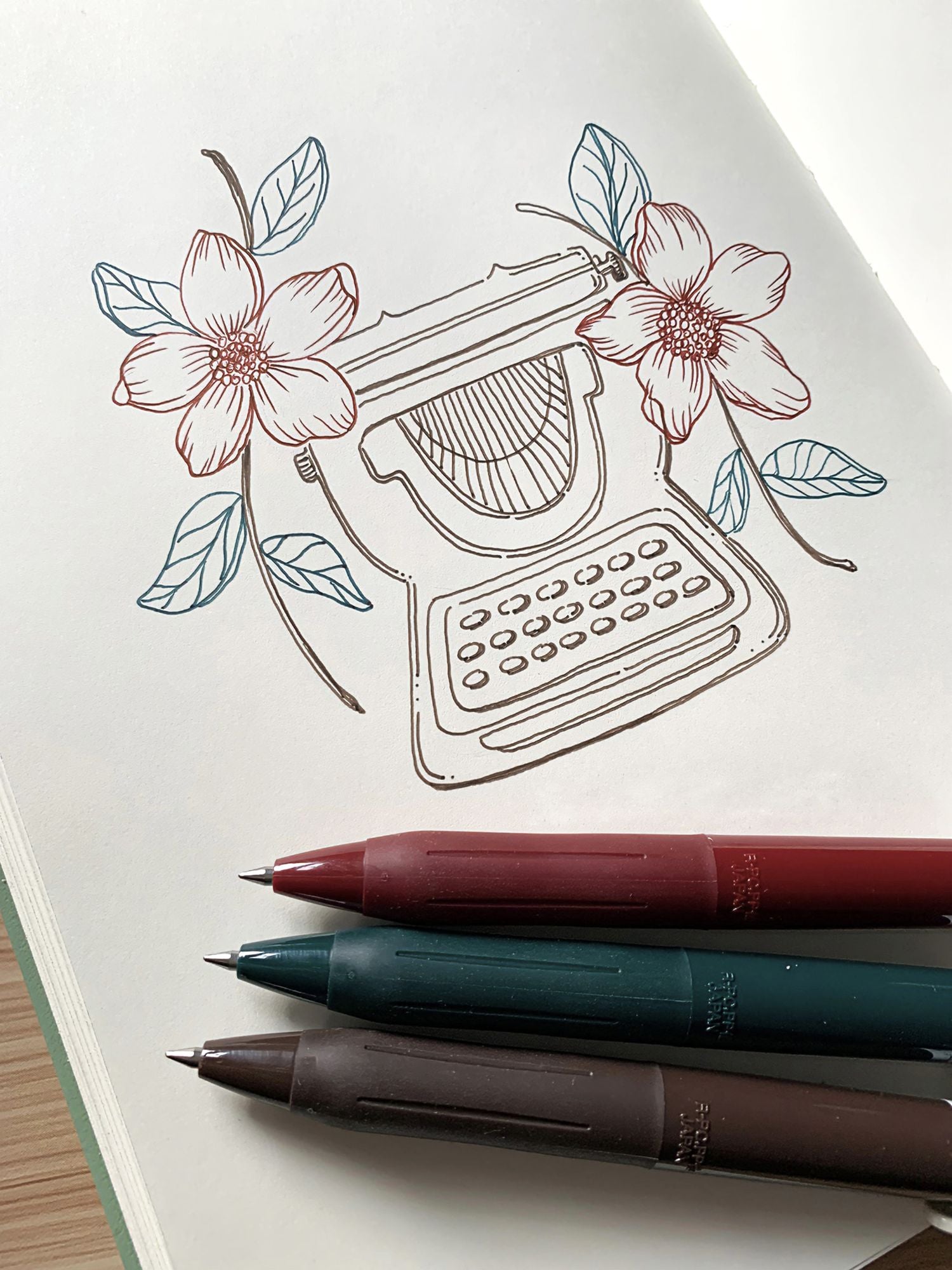 Sarasa Clip Vintage Dark Pens