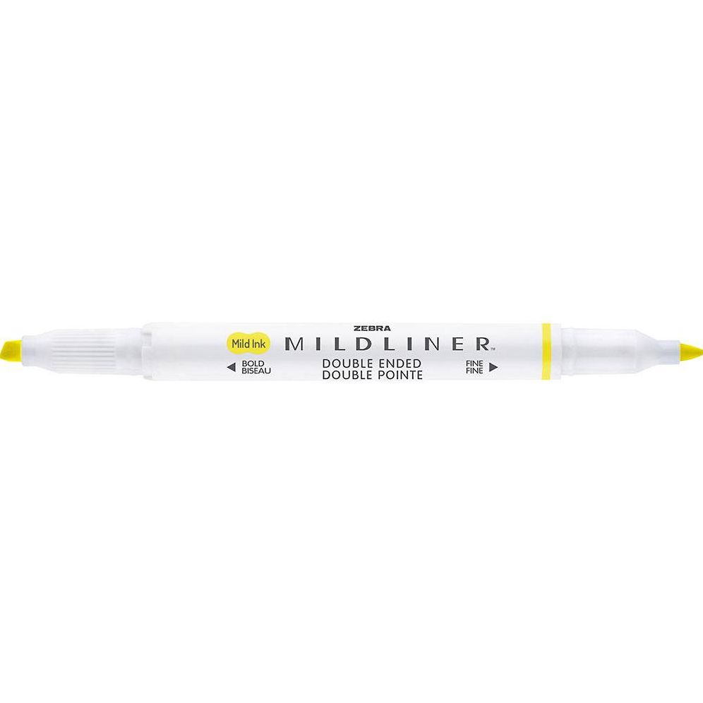 Zebra Mildliner Yellow Pen