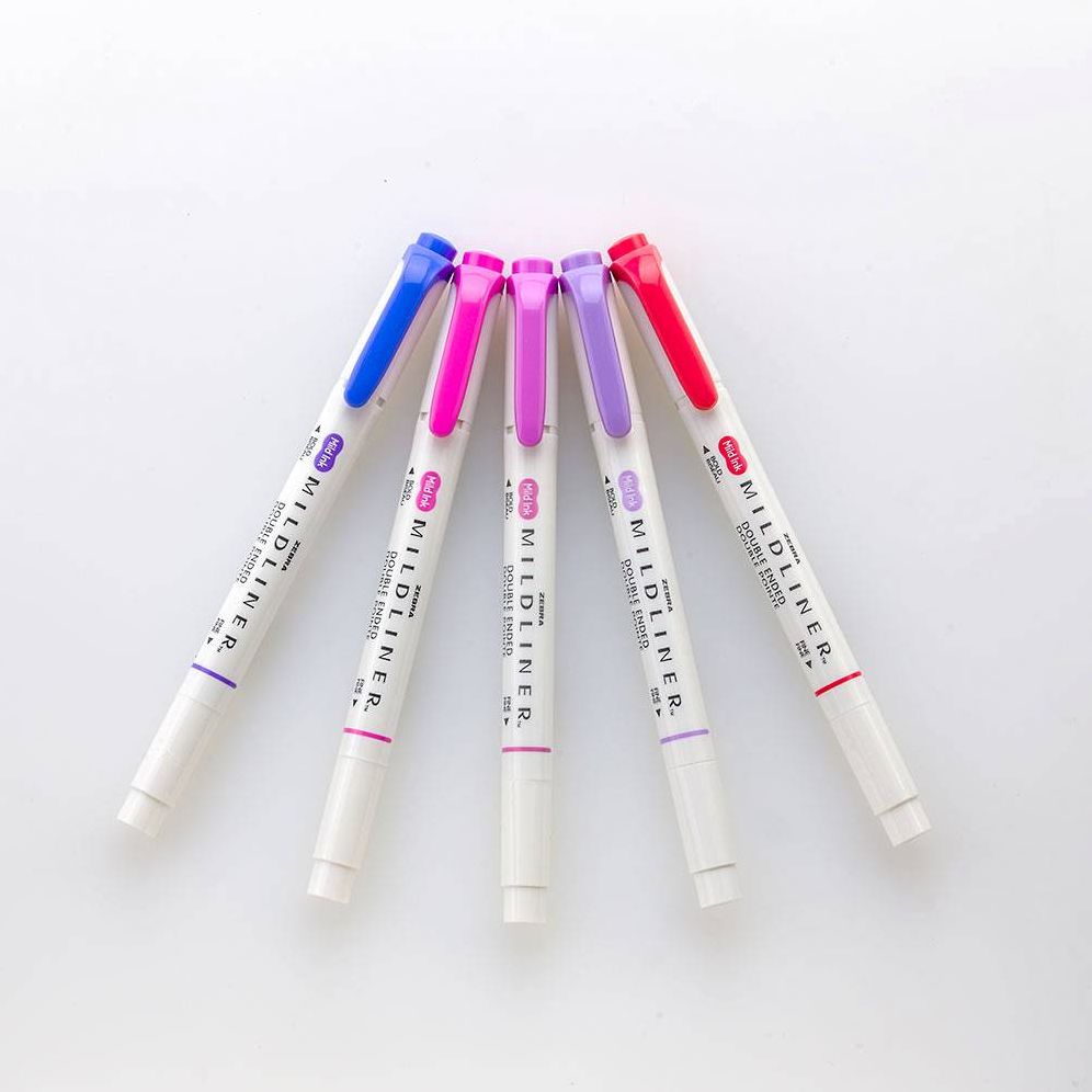Mildliner Hibiscus Midnight Highlighters