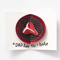 Popup Rare Dad Father's Day Card