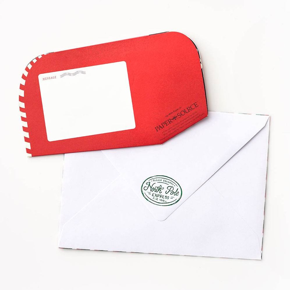 Popup Letters To Santa Christmas Card | Paper Source