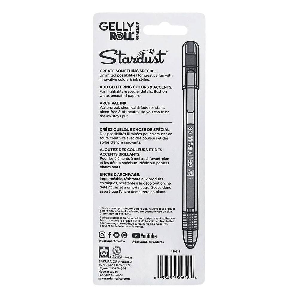 Sakura Gelly Roll Retractable - Stardust Melon Mix - 3 pack