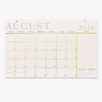 2026-2027 Paper Source Foil 17 Month Blotter Calendar