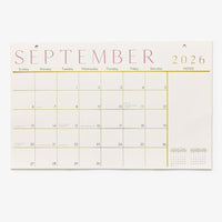 2026-2027 Paper Source Foil 17 Month Blotter Calendar