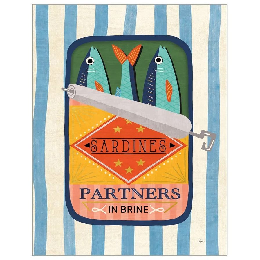 Partners In Brine Friendship Card