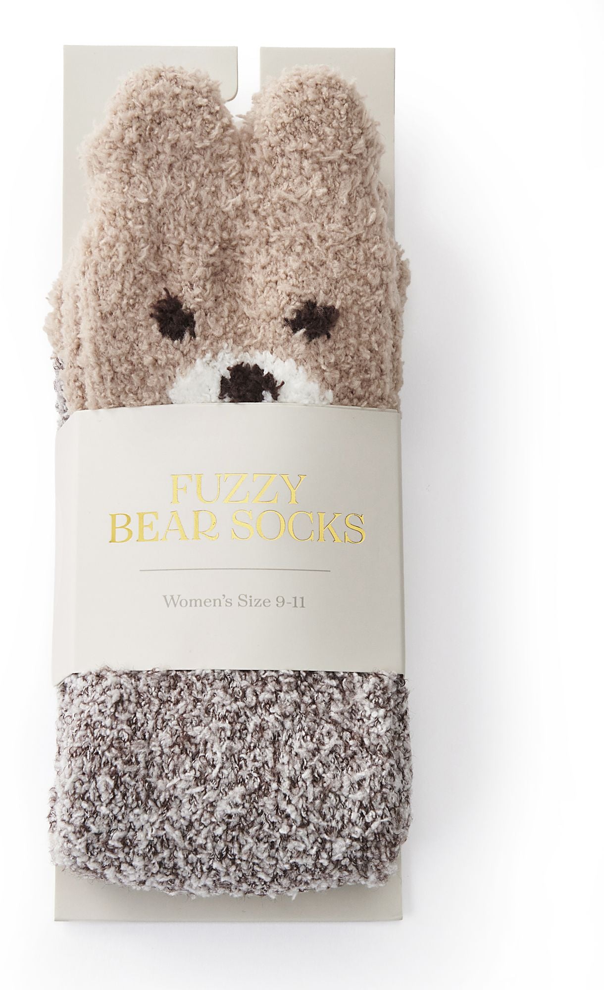 Bear Fuzzy Sock