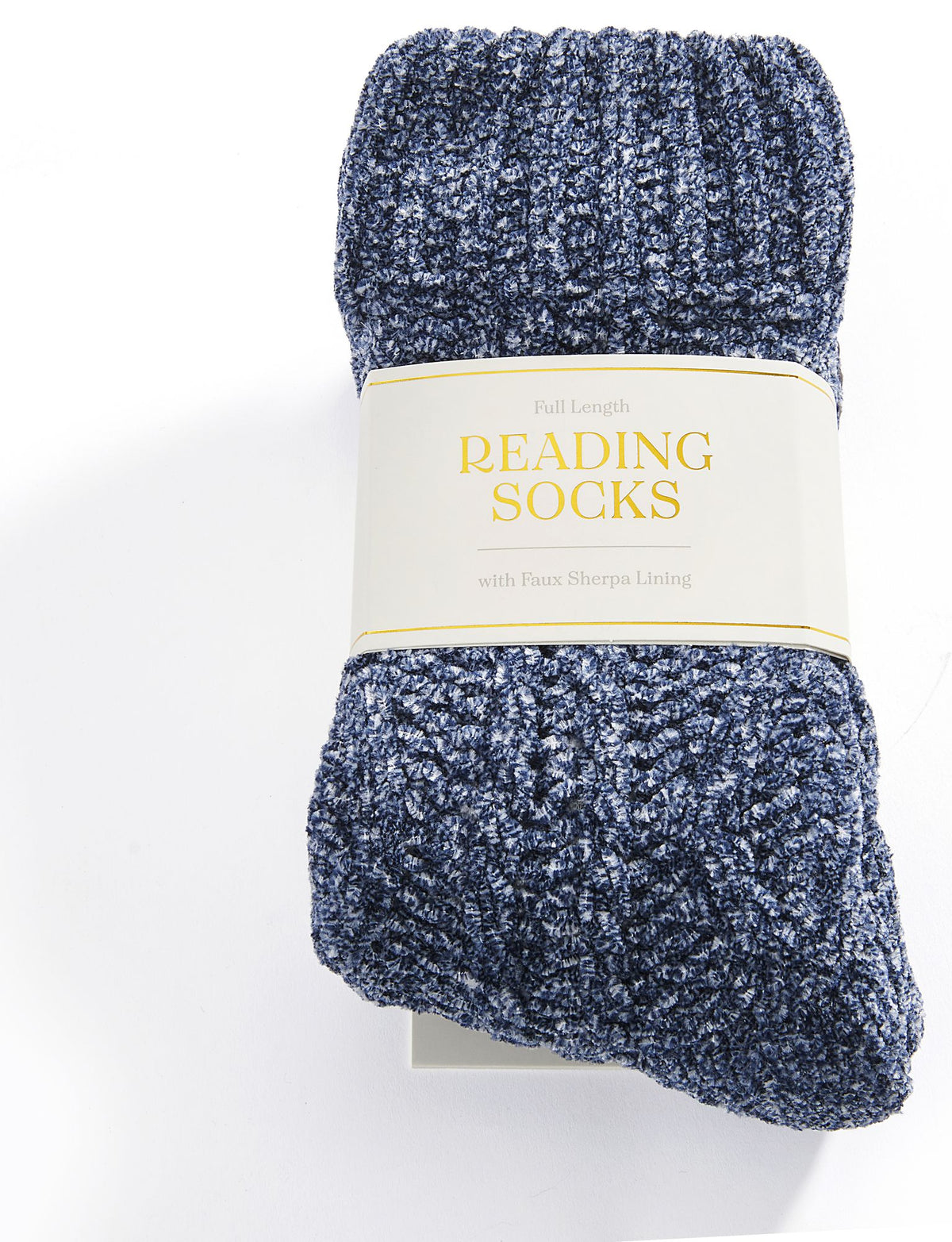 Navy Marled Reading sock
