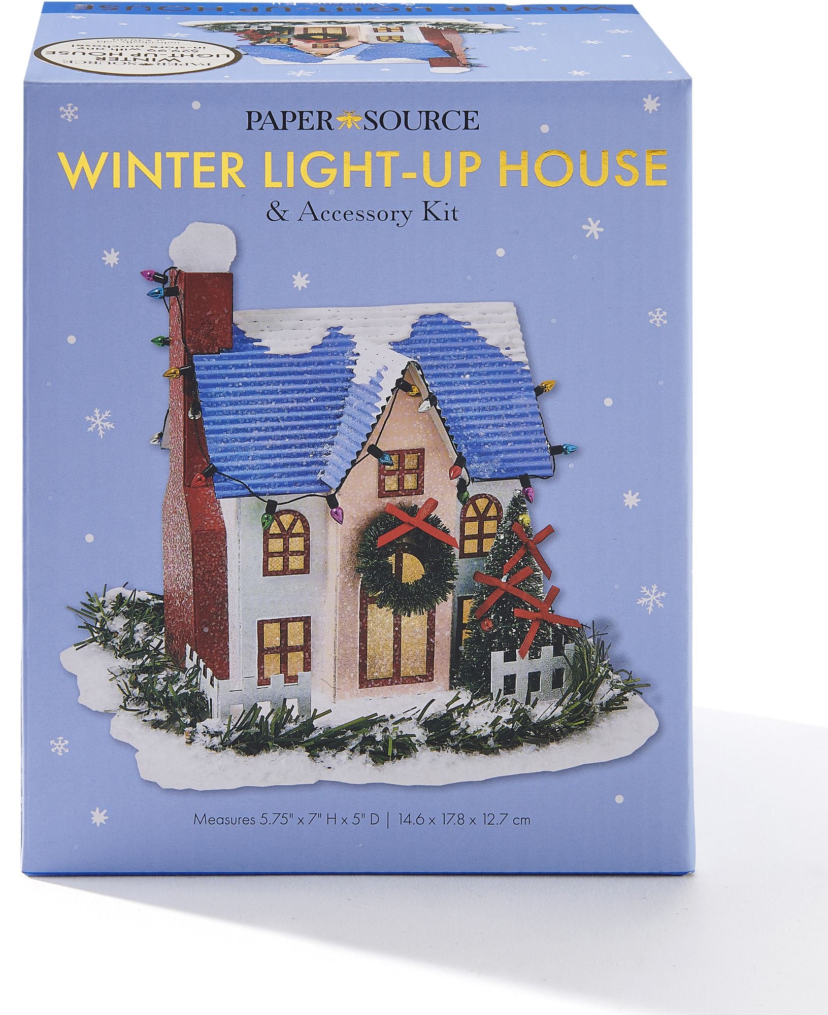 Winter Putz House & Accessory Kit | Paper Source